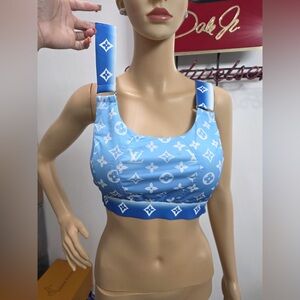 LV Lightly padded sports bra Size Medium